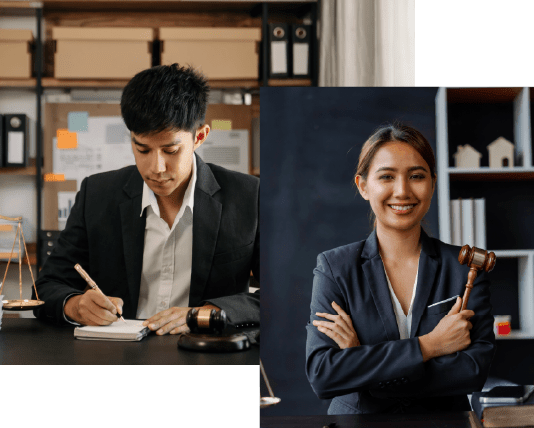 George Lo & Partners litigation lawyers in their Kuching office